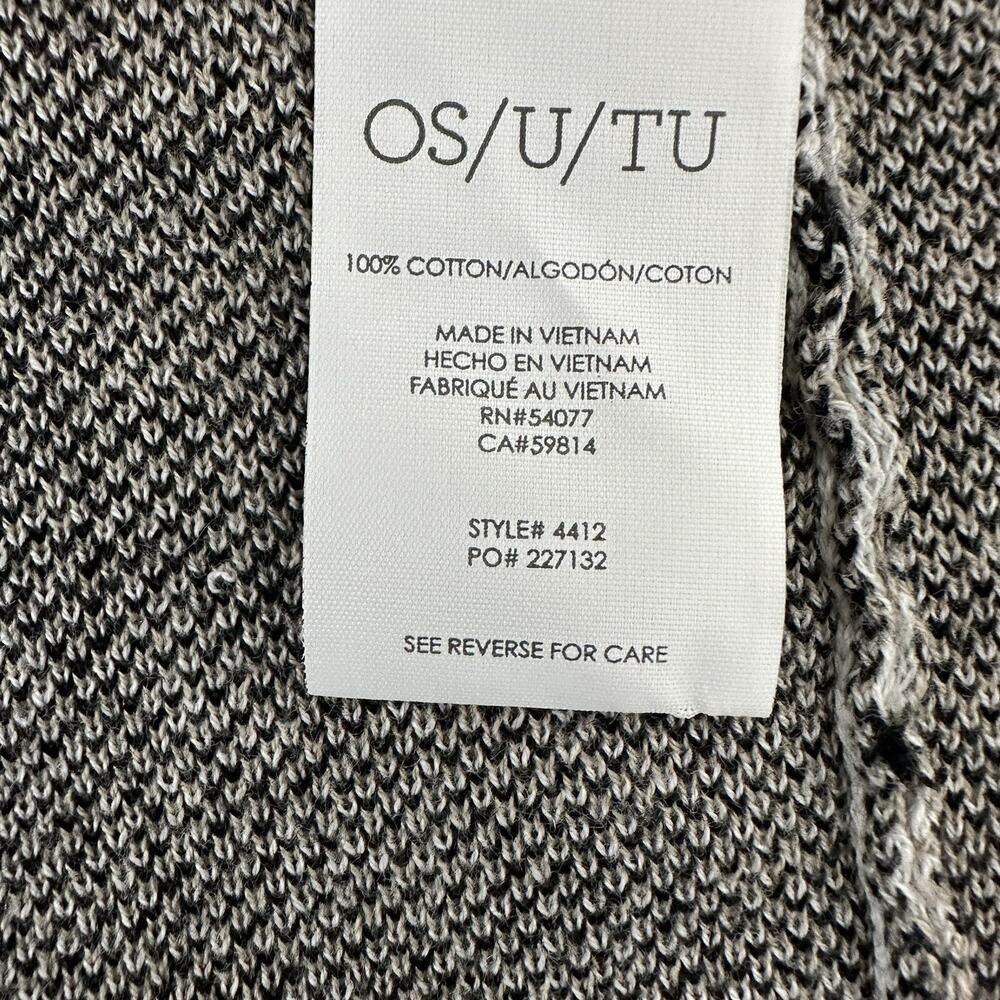 Cabi 4412 Serpent Wrap Os Gray Snake Print Knit C… - image 7